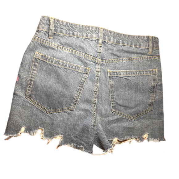 JUDITH MARCH Valentines Be Mine Denim Shorts EUC - Picture 7 of 9